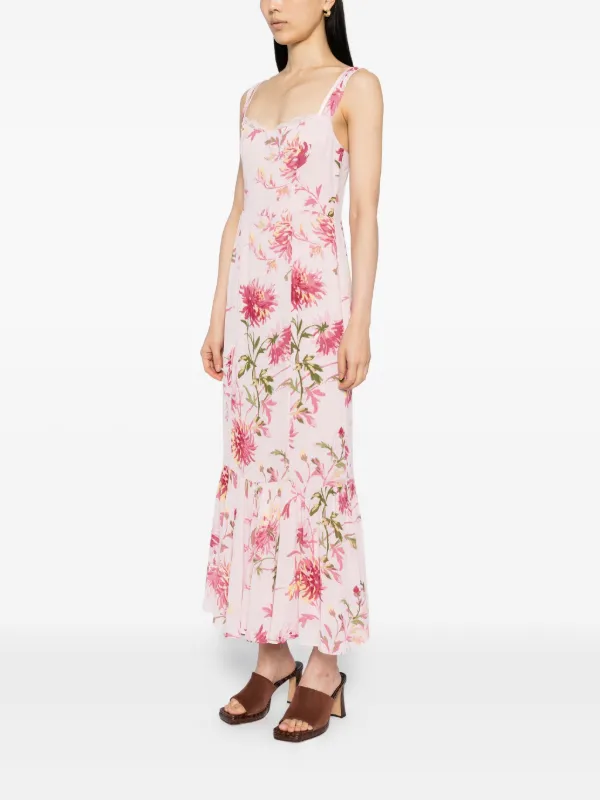 Reformation/Irisa 花柄 ドレス ワンピース Reformation Irisa ドレス | ピンク | FARFETCH JP