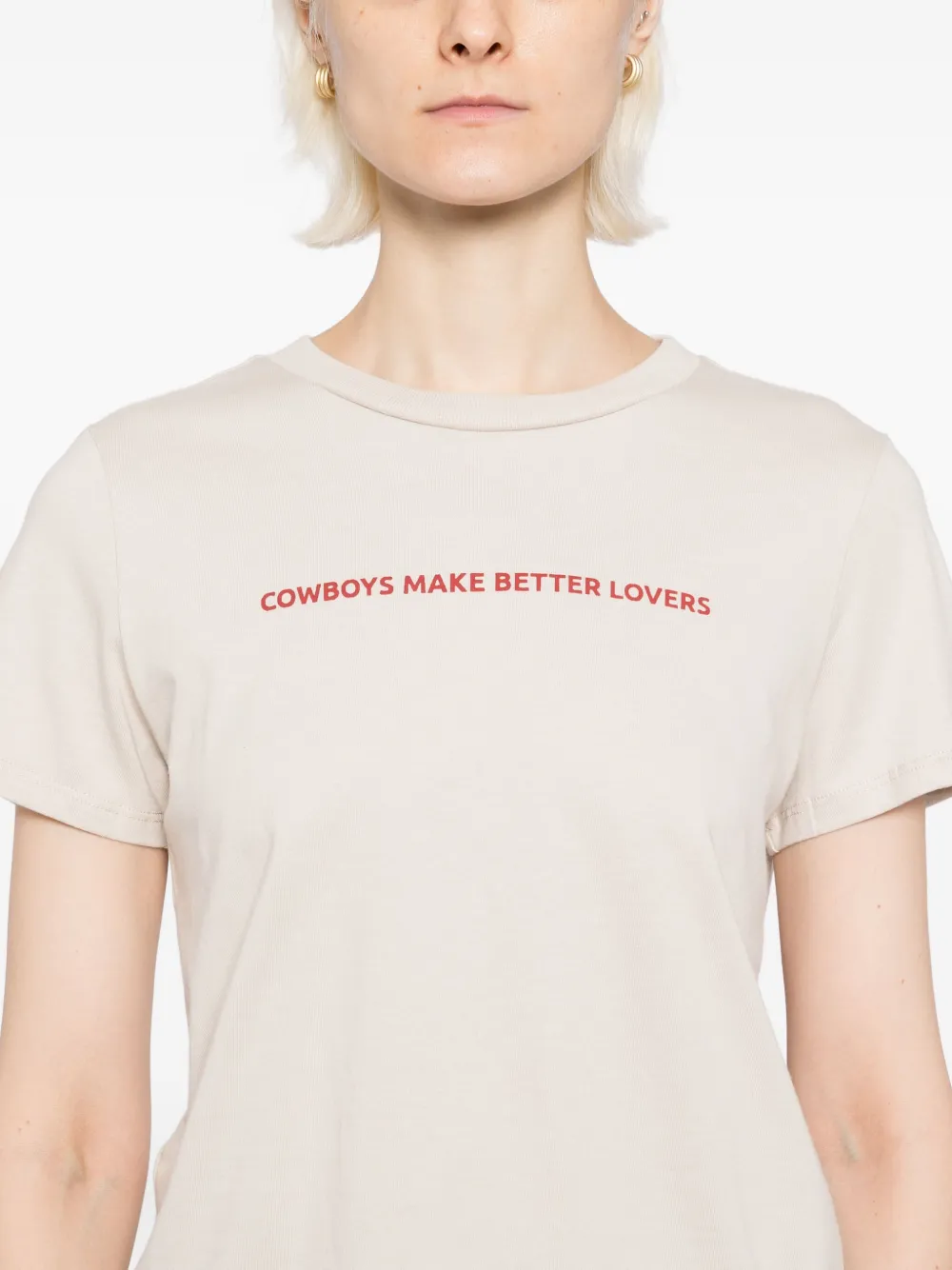 Reformation Klassiek T-shirt Bruin