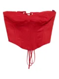 Reformation Pacie linen top - Red