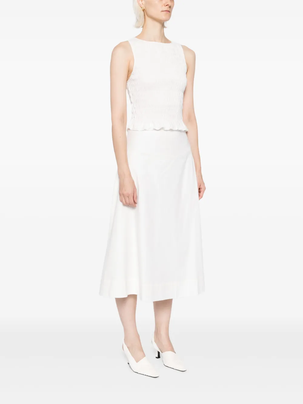 Reformation Laguna tweedelig set Wit