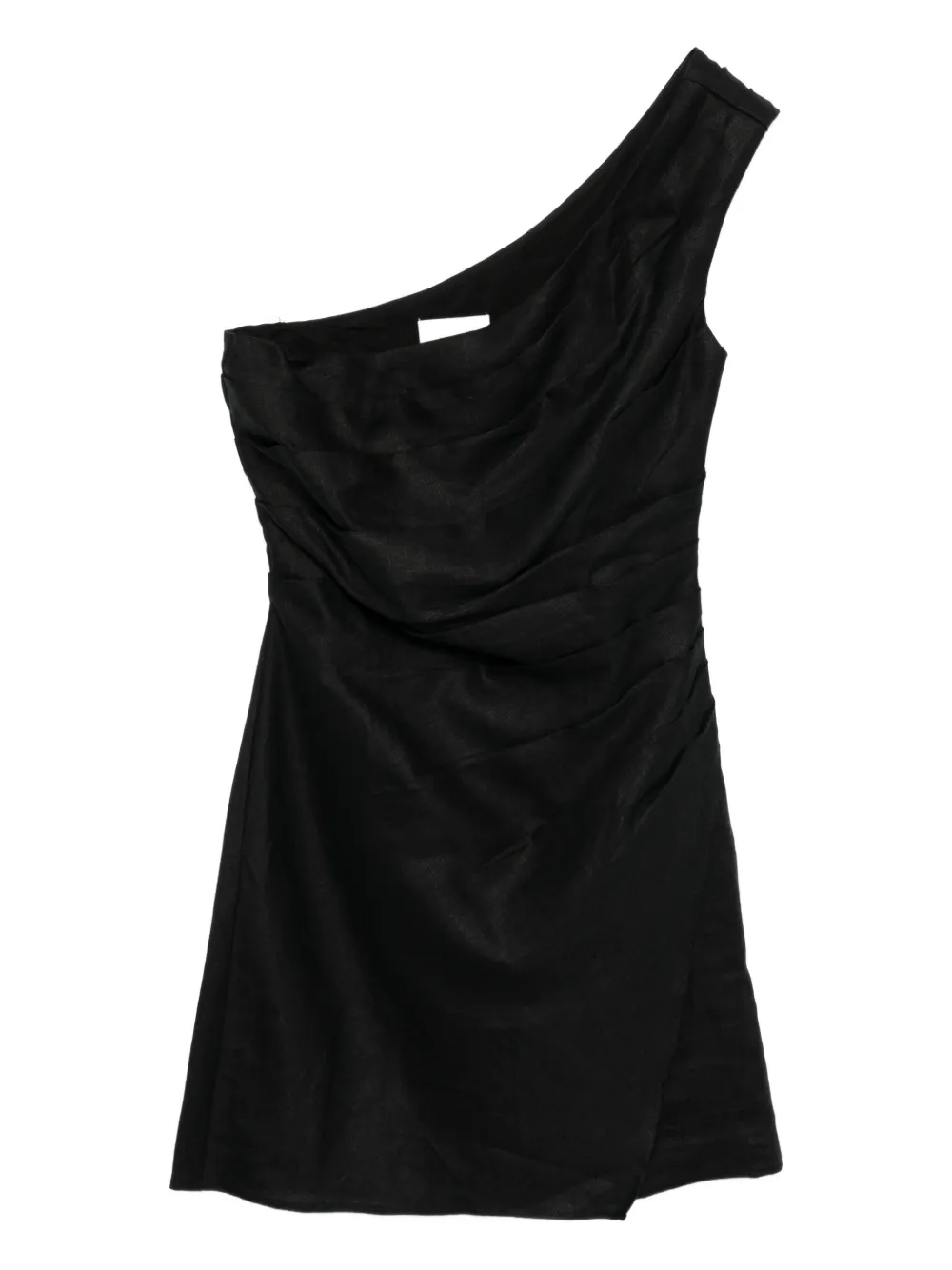 Reformation+robe+Ciro+en+lin+-+Noir