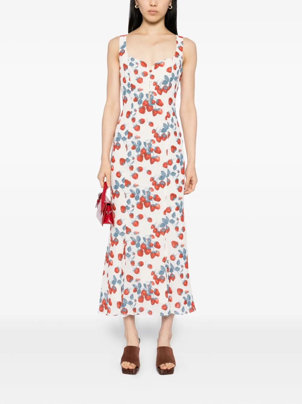 Reformation Laine jurk - Wit