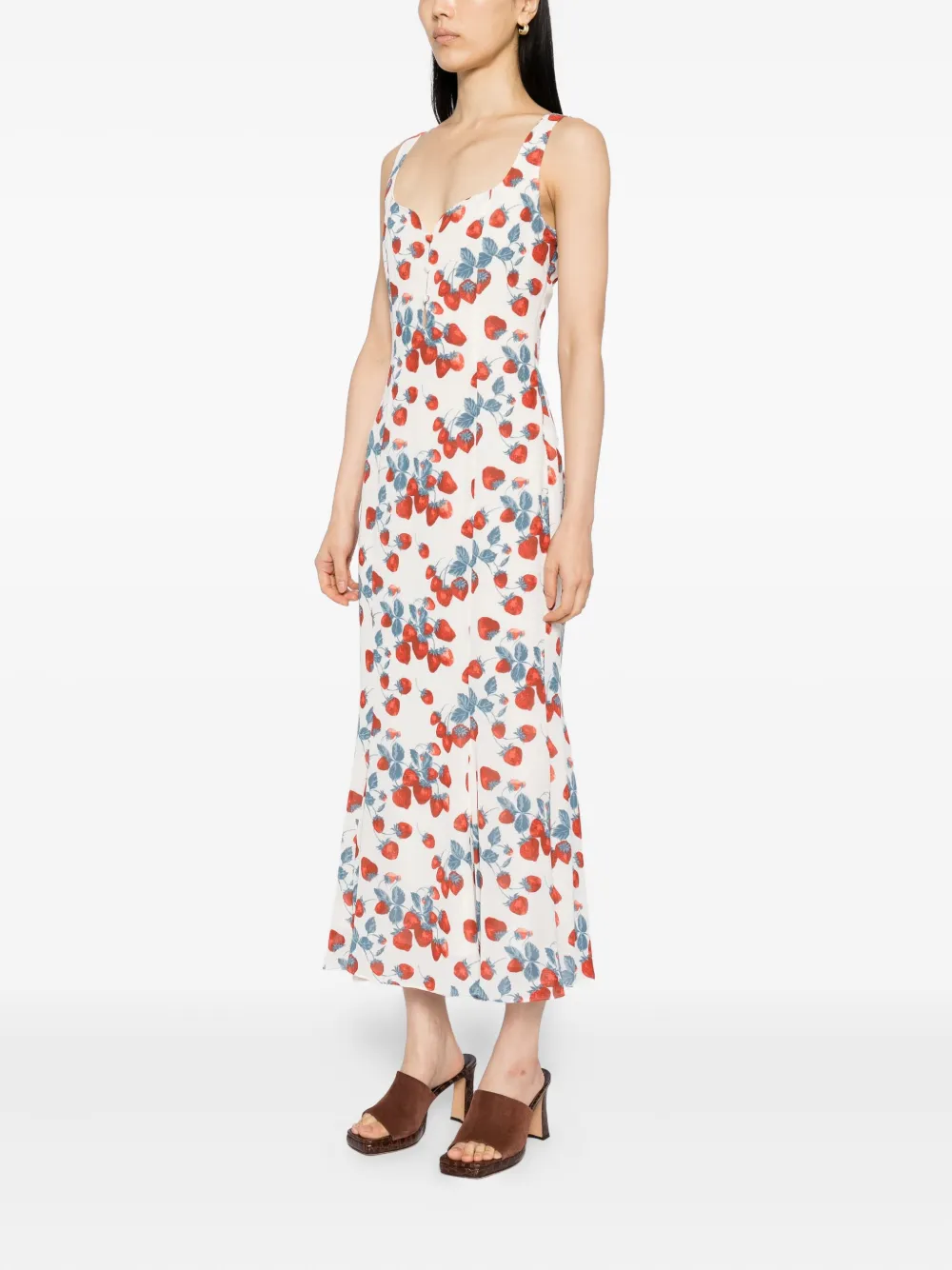 Reformation Laine jurk Wit