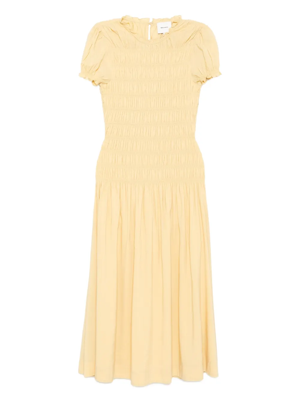 Reformation Kiria jurk Geel