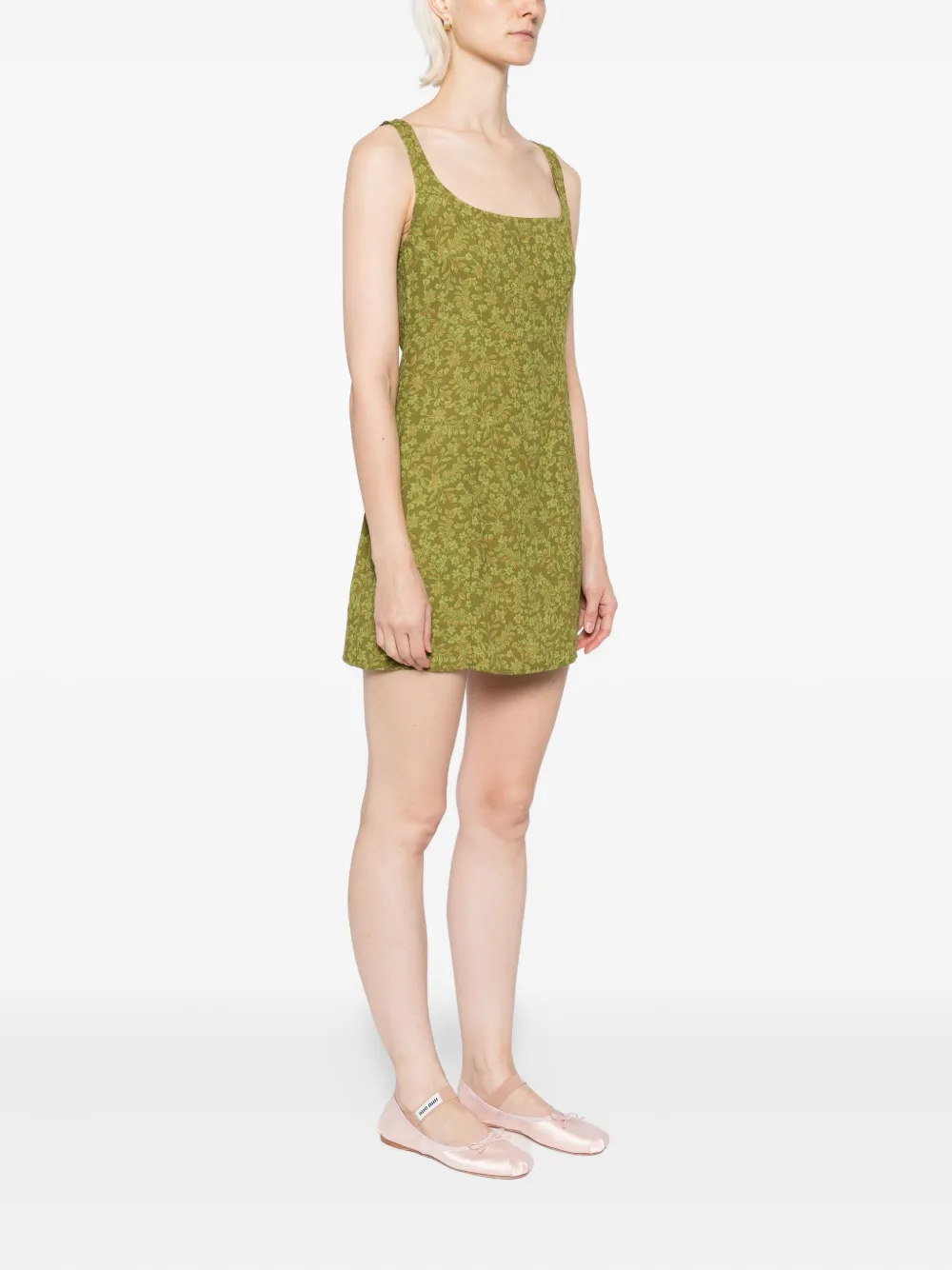 Reformation Noha jurk Groen
