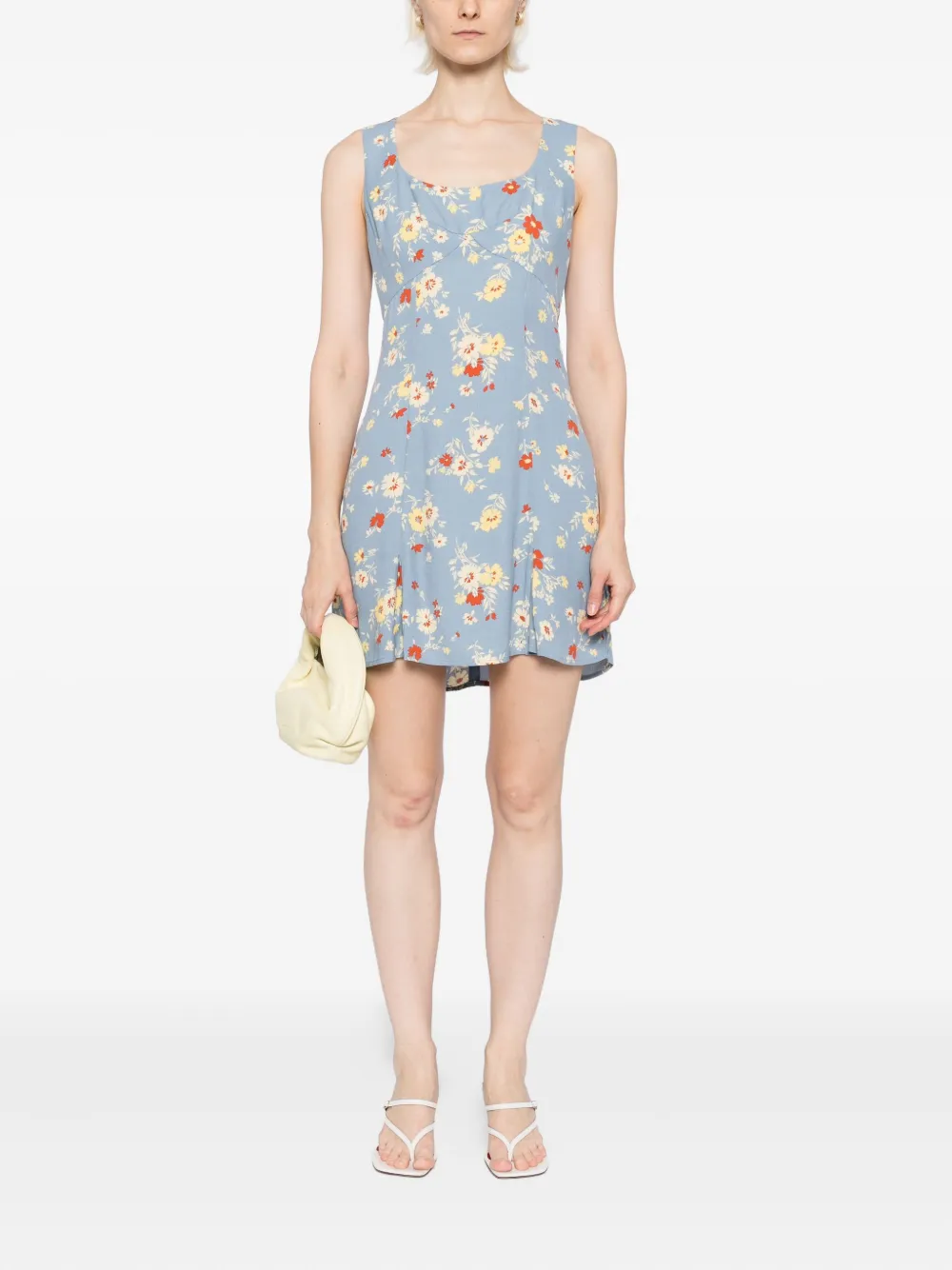 Reformation Cher jurk - Blauw