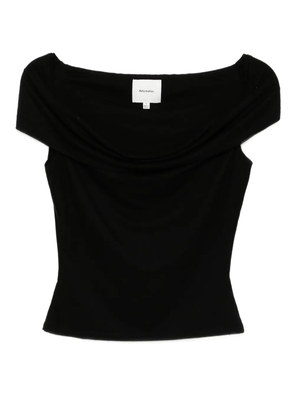 Reformation Cello top Zwart