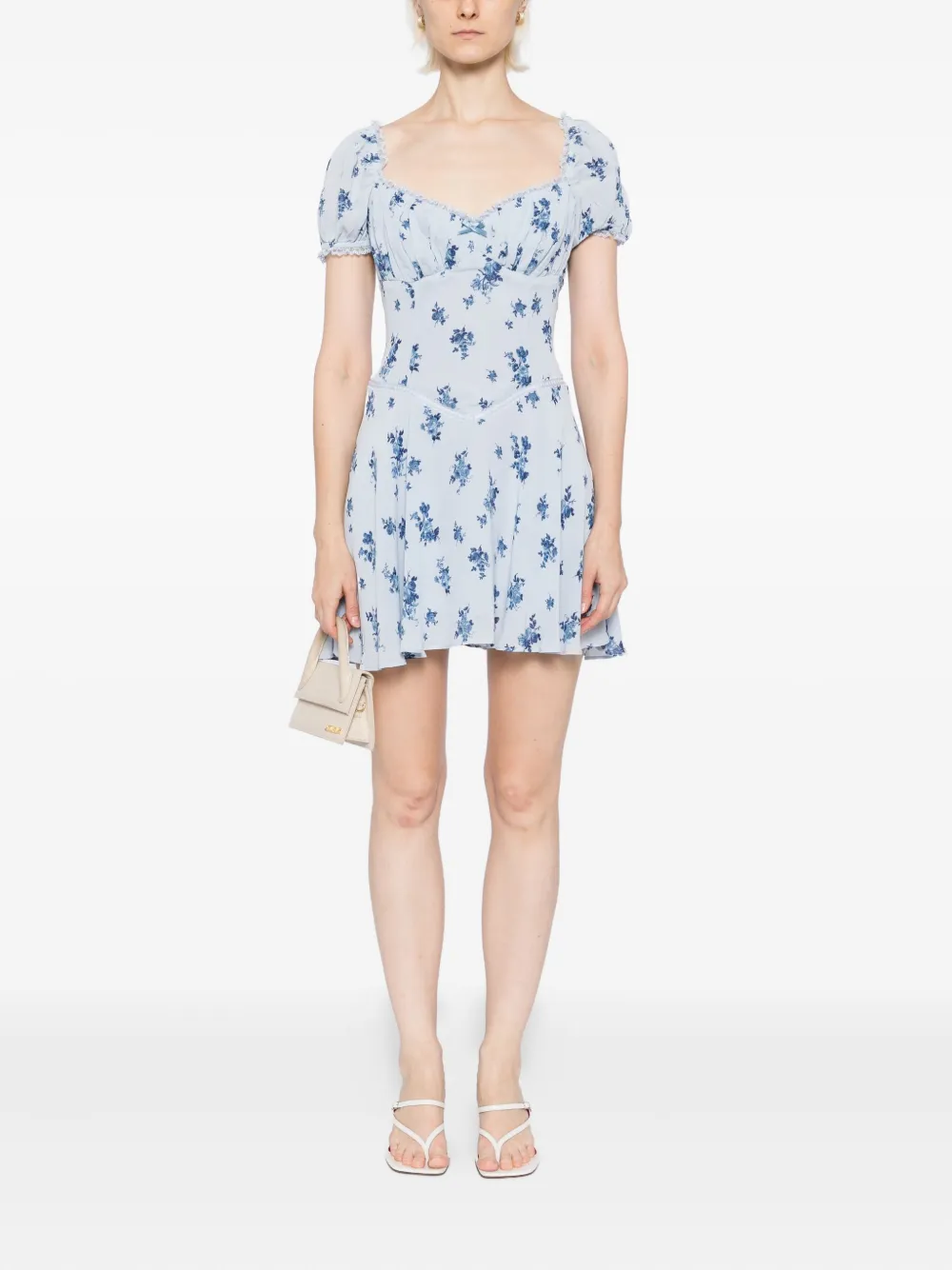 Reformation Ondine jurk - Blauw