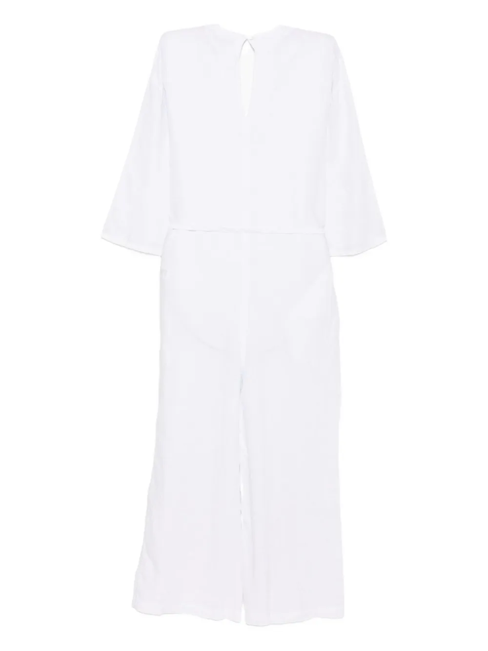 James Perse Jumpsuit met ceintuur - Wit