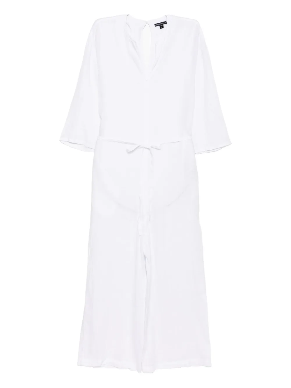 James Perse Tuta intera con cintura - Bianco