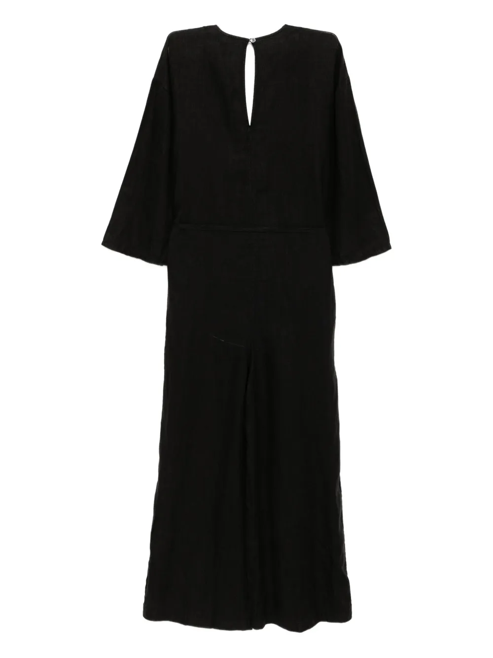 James Perse Jumpsuit met ceintuur - Zwart