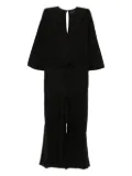 James Perse Belted Linen Jumpsuit - Black