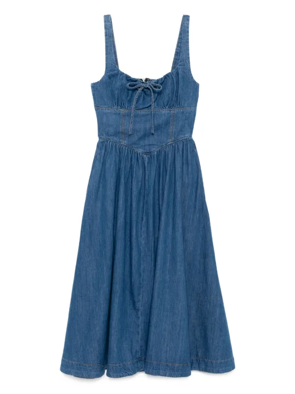 white christmas dresses Reformation Jeans Size Large Denim Dress main image 0