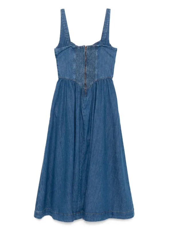 Reformation Balia Midi Dress - Blue
