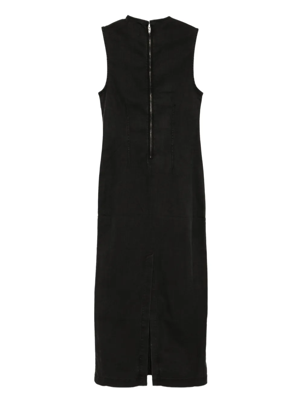 Reformation Kendi denim jurk - Zwart