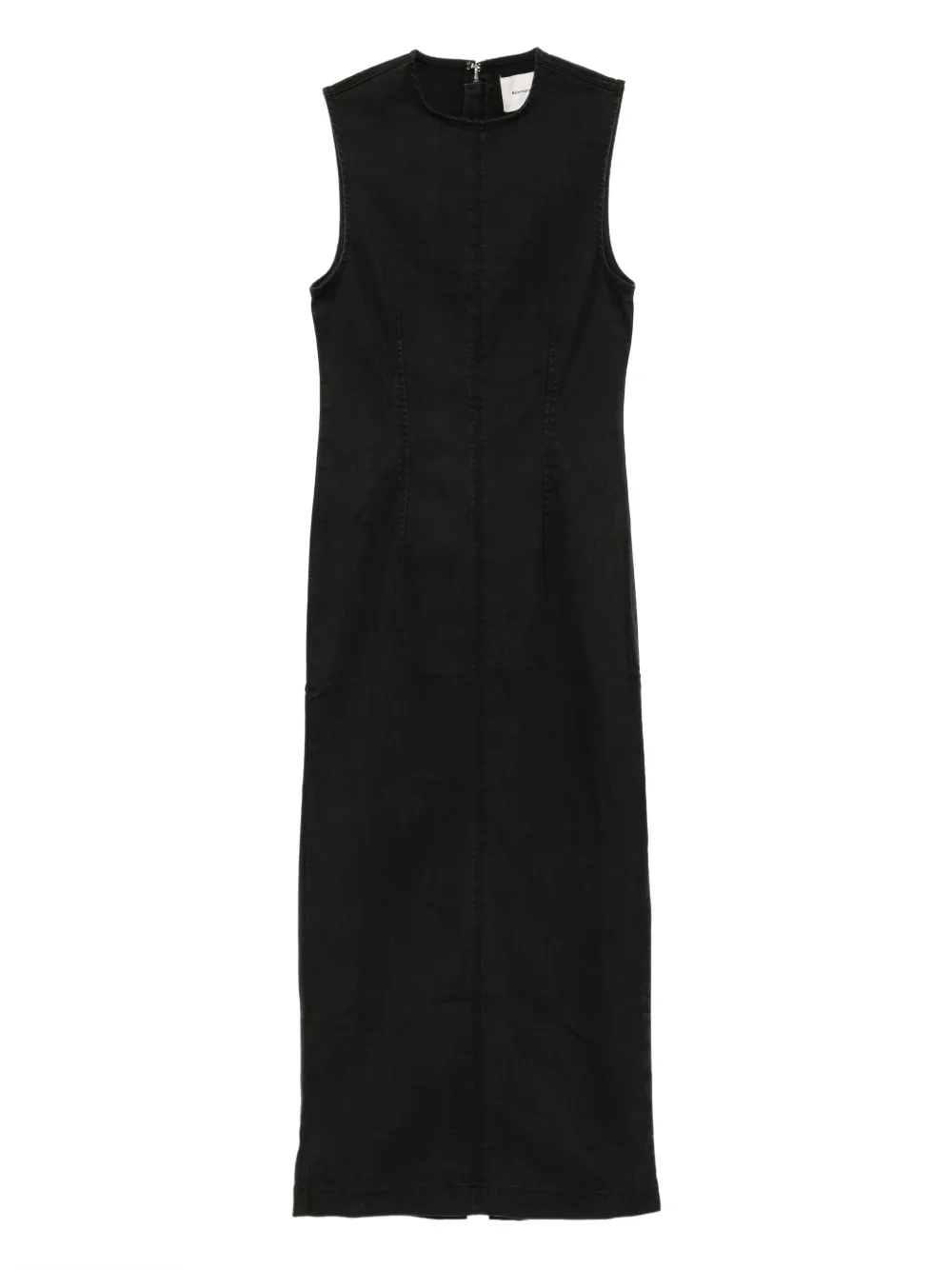 Reformation Kendi Denim Dress In Black