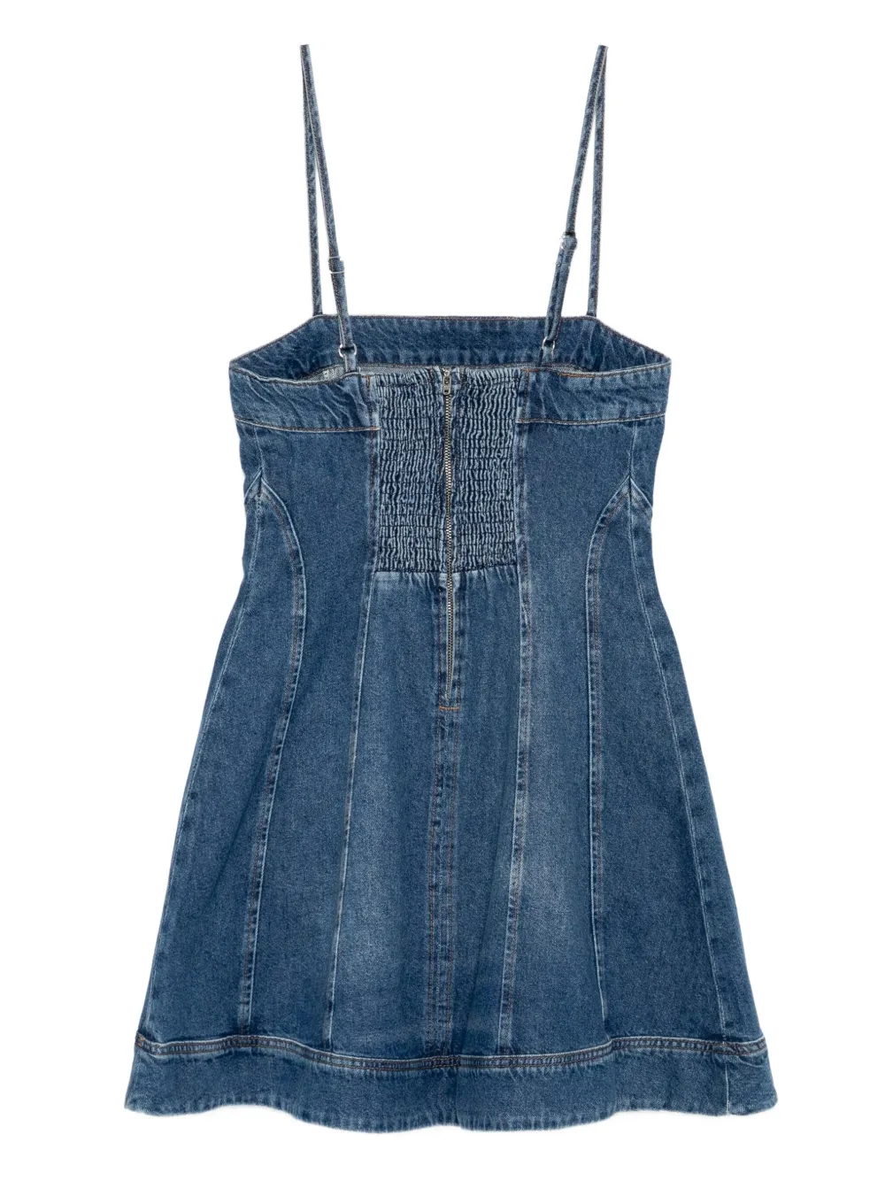 Reformation Elma mini-jurk - Blauw