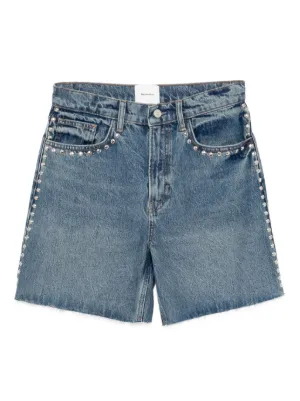 GANNI デニムショーツ | ブルー | FARFETCH JP