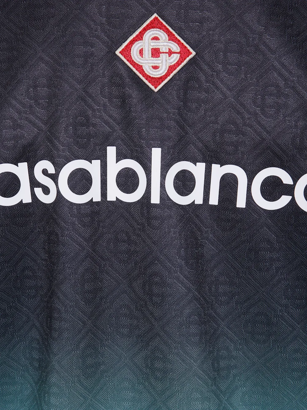 Casablanca T-shirt met ombré-effect Zwart