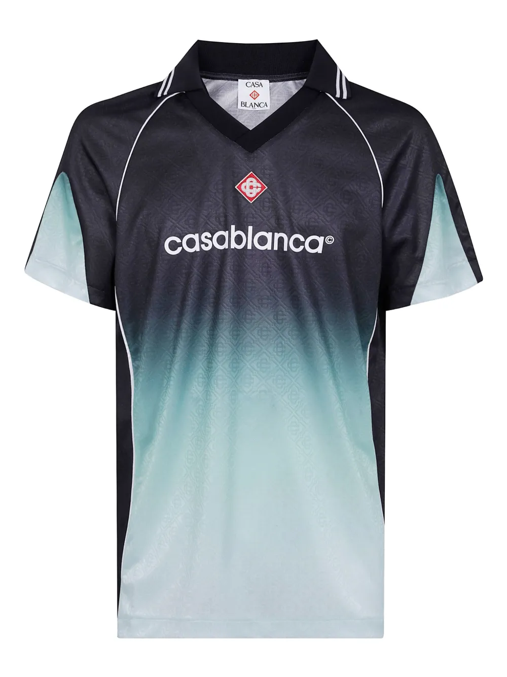 Casablanca T-shirt met ombré-effect Zwart