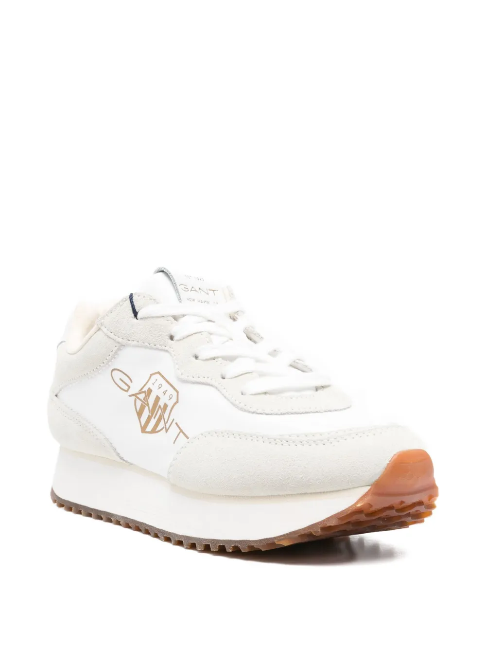 Gant logo-detail sneakers - Wit