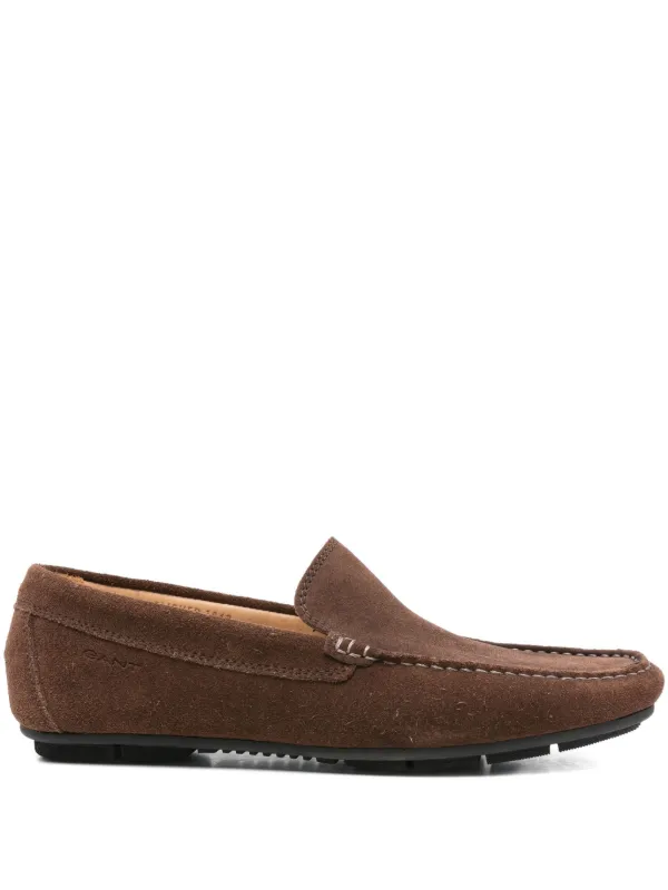Gant Mocasines De Gamuza Marrón FARFETCH CO