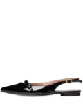 Poche Paris Corinn slingback pointed-toe pumps - Black