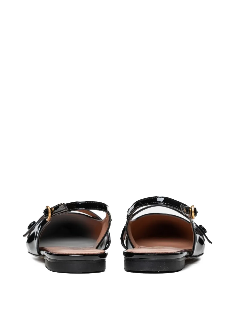 Poche Paris Corinn slingback pointed-toe pumps Black