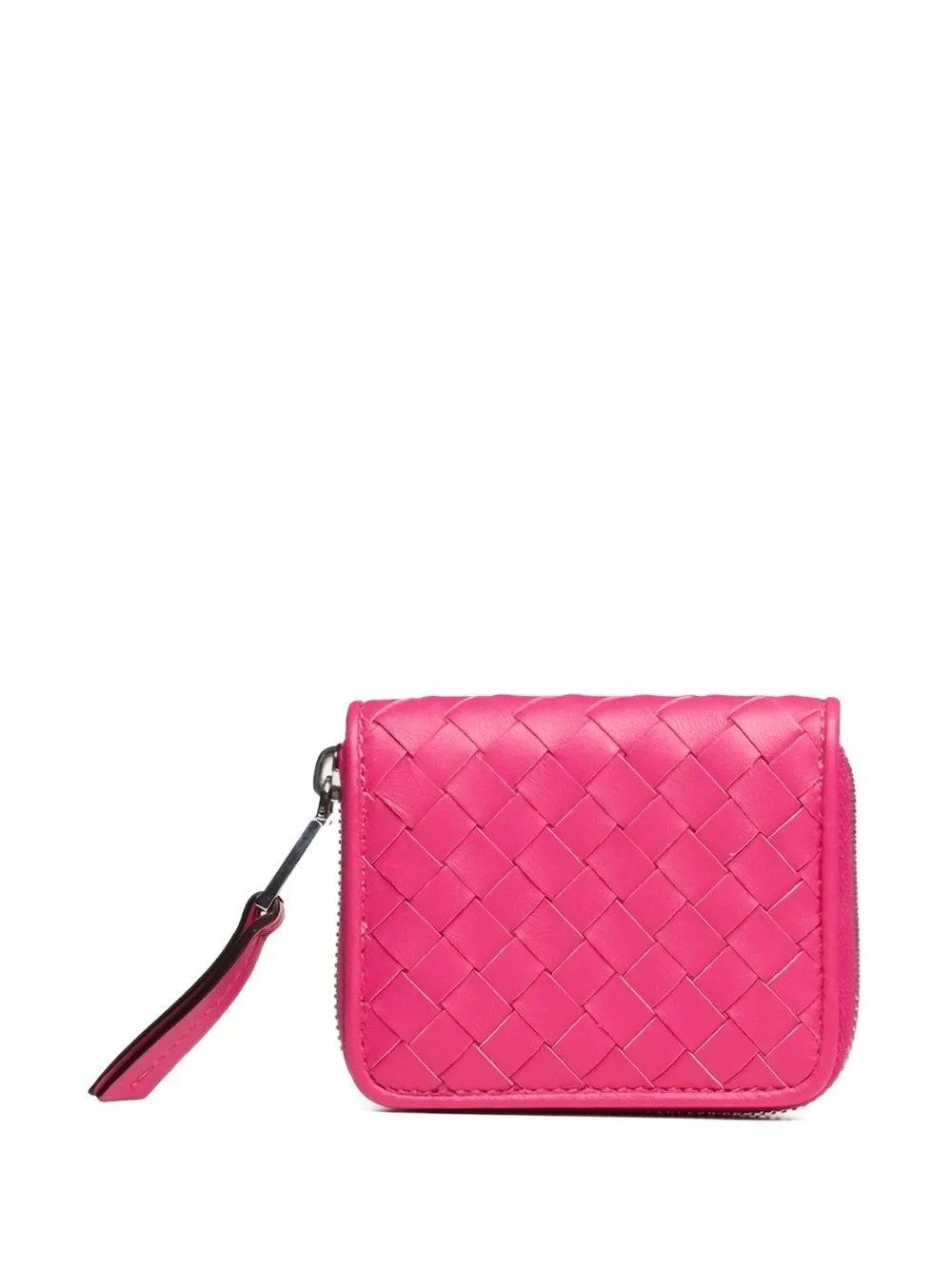 Poche Paris Monique geweven portemonnee - Roze