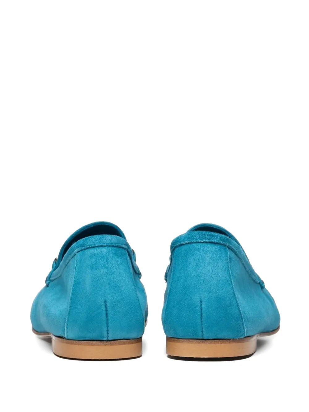 Poche Paris Suède loafers met gesp - Blauw