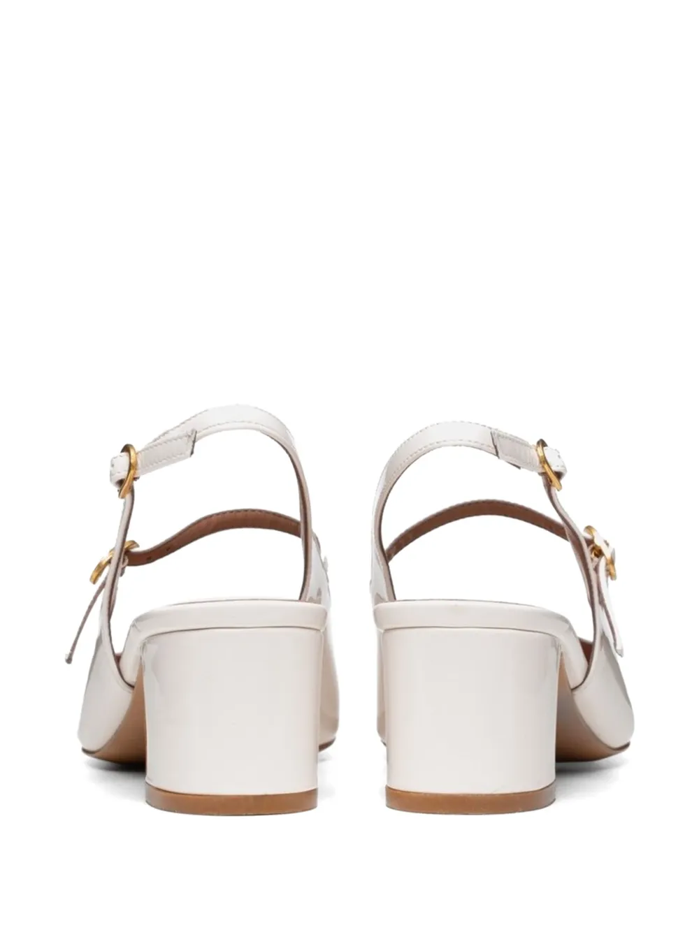 Poche Paris Elodie two-tone pumps White