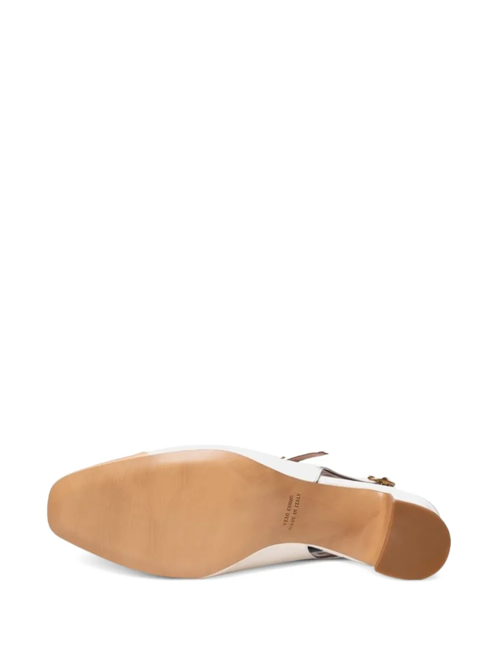 Poche Paris Elodie two-tone pumps White