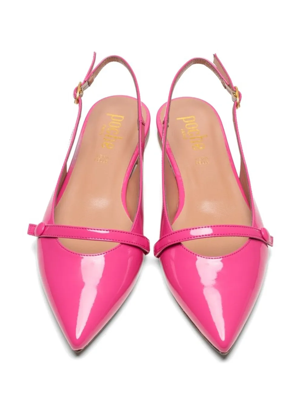 Poche Paris Bianca Di slingback pumps Pink