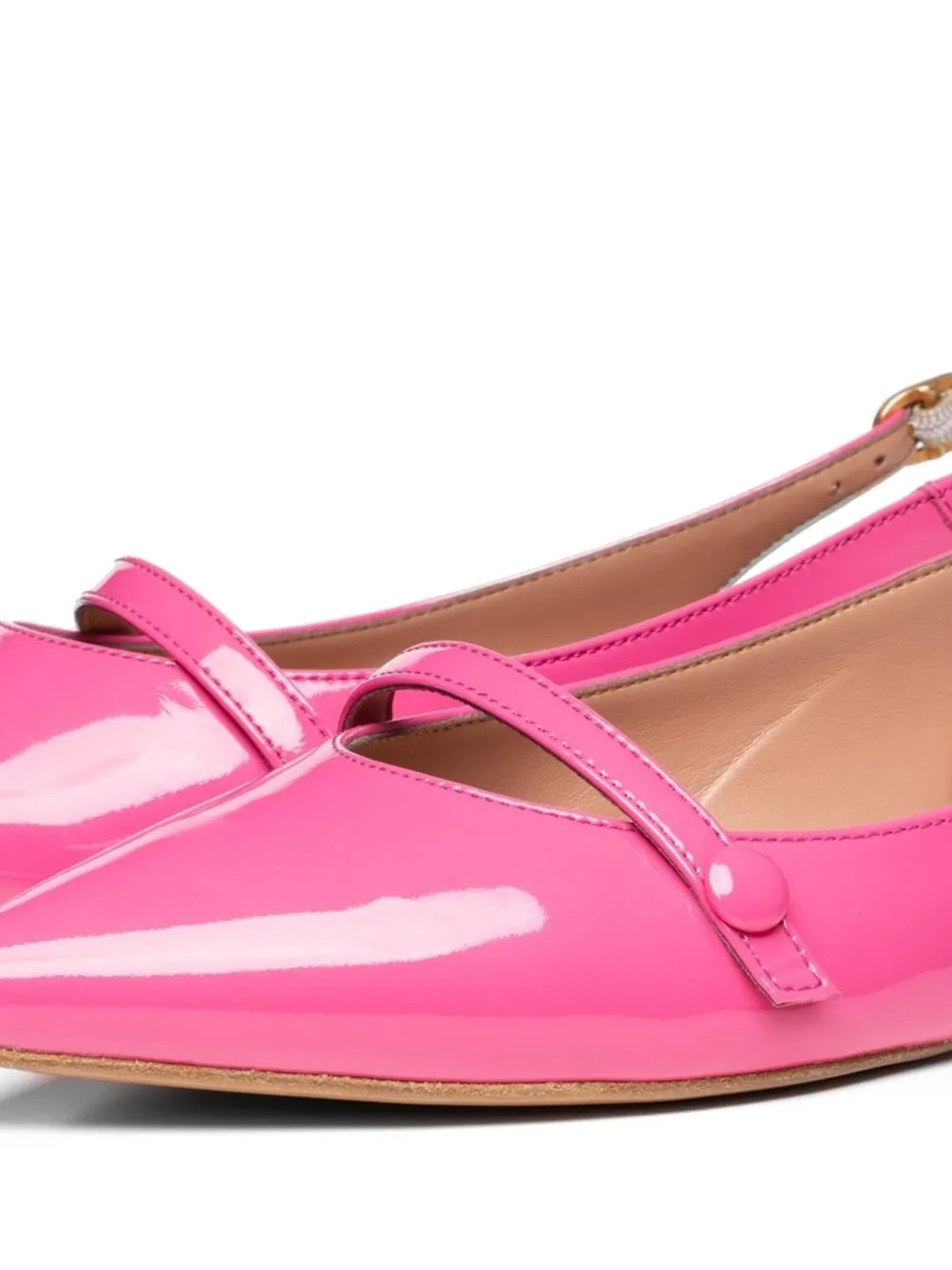 Poche Paris Bianca Di slingback pumps Pink