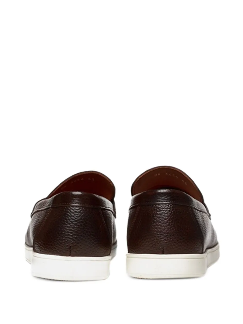 Poche Paris Julien penny-strap leather loafers Brown