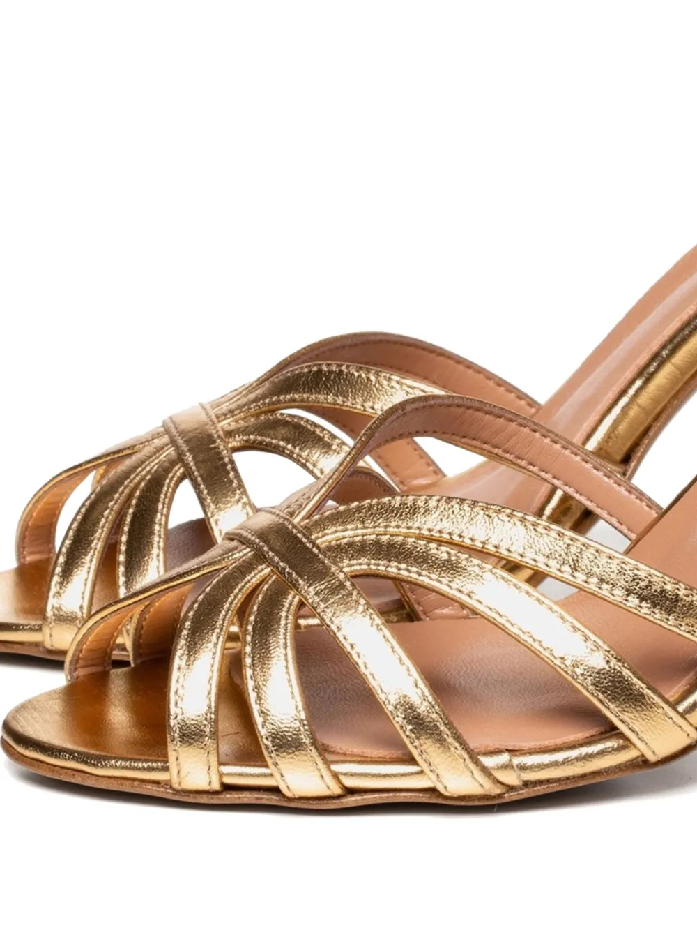 Poche Paris Lilou ankle-strap sandals Gold