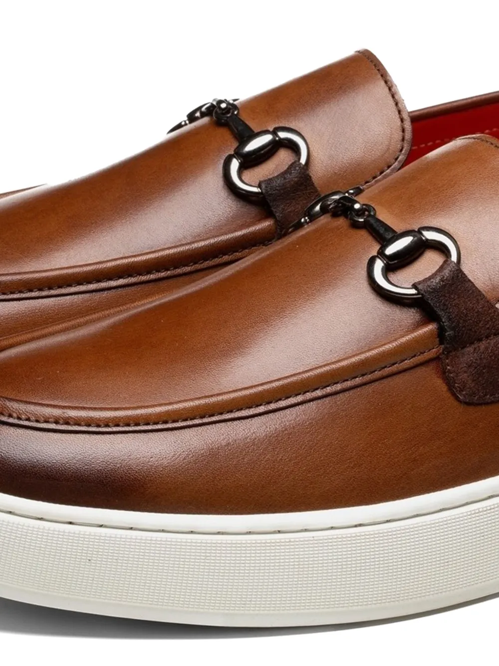 Poche Paris Axel horsebit-detail leather loafers Brown