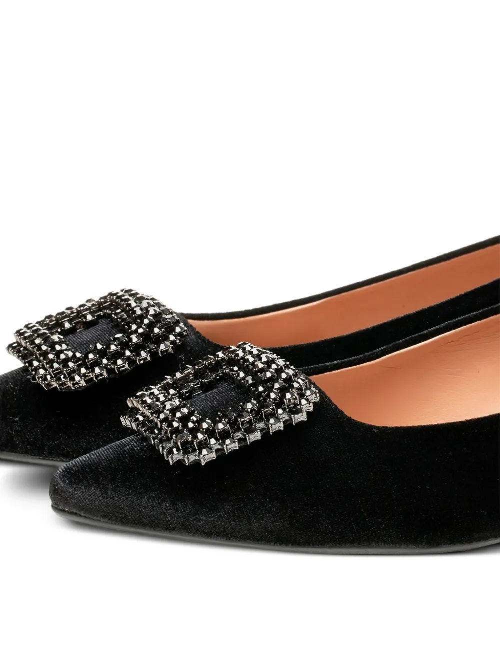 Poche Paris Cipele embellished pointed-toe pumps Black