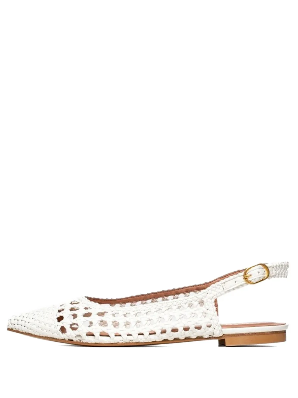Poche Paris Estelle Pumps In White