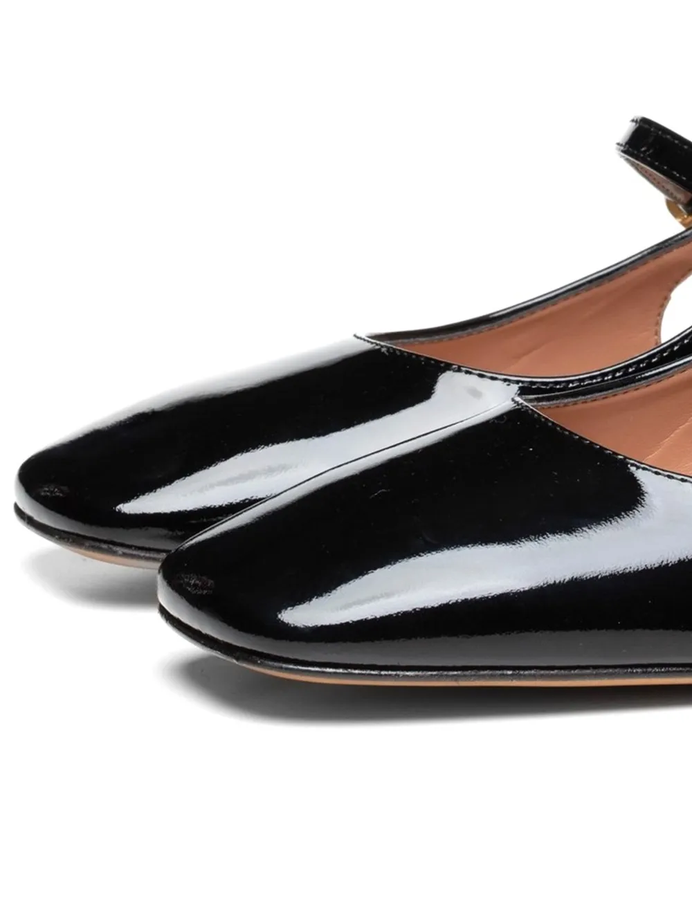 Poche Paris buckled block-heel pumps Black