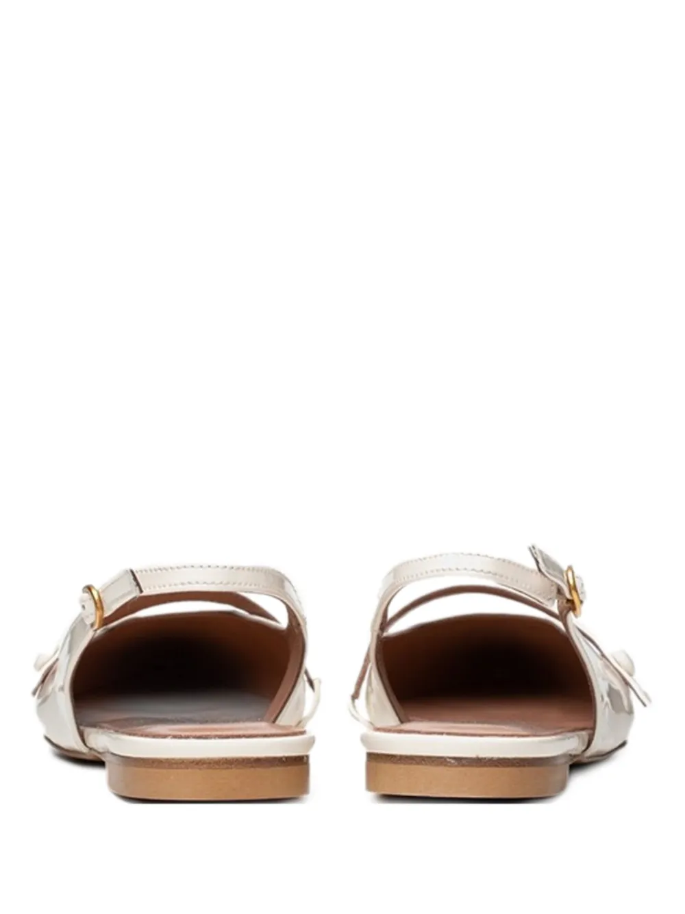 Poche Paris Corinn slingback sandalen met puntige neus - Wit