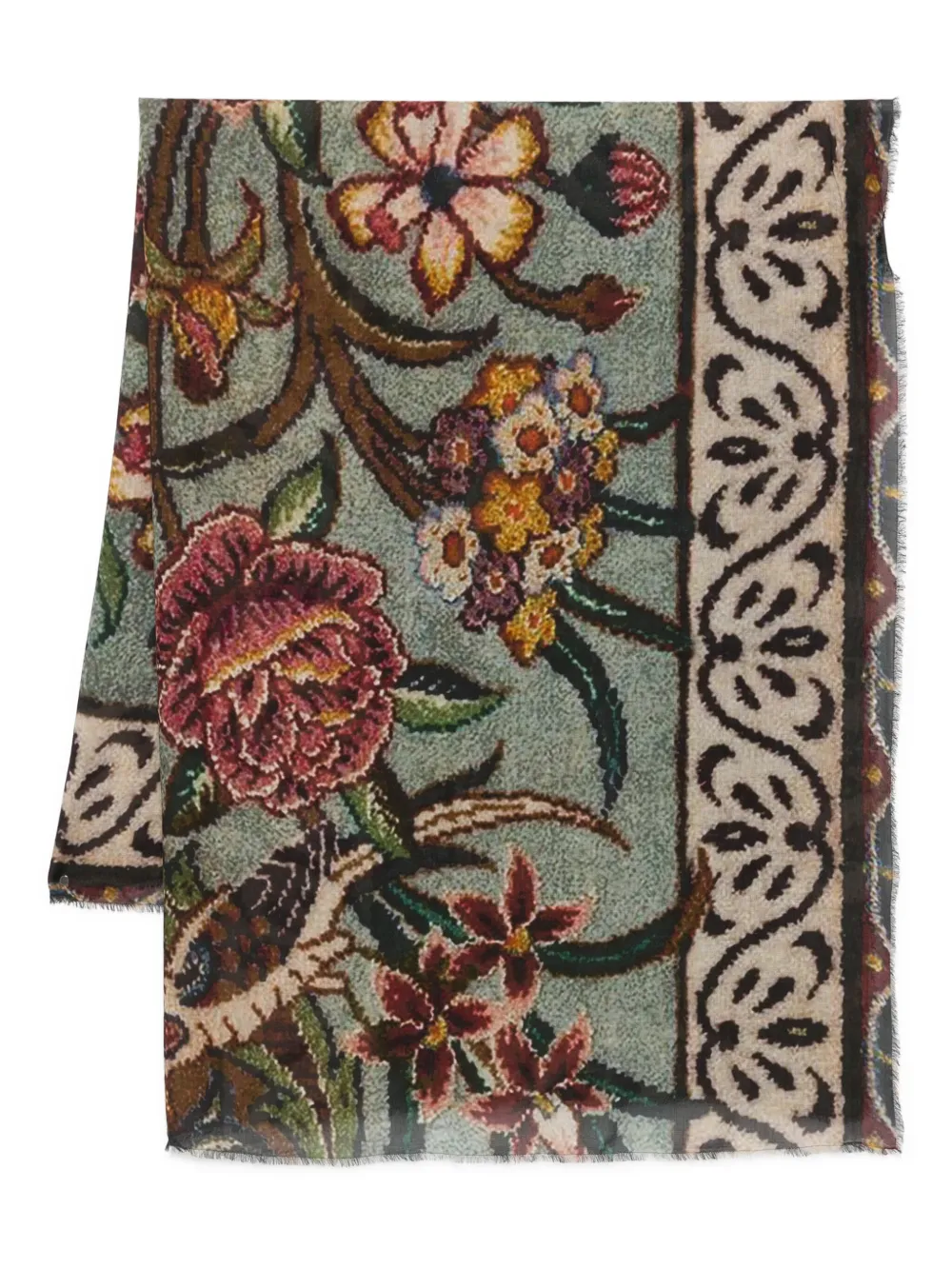 Faliero Sarti Moca scarf Zwart