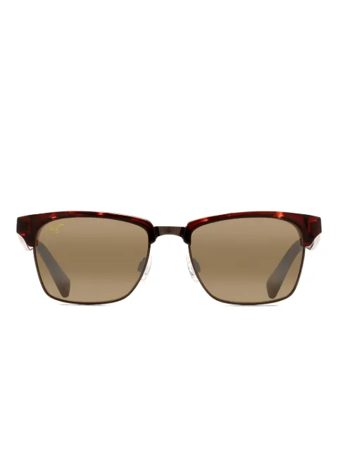 Maui Jim Kawika fyrkantiga kantfria solglasögon