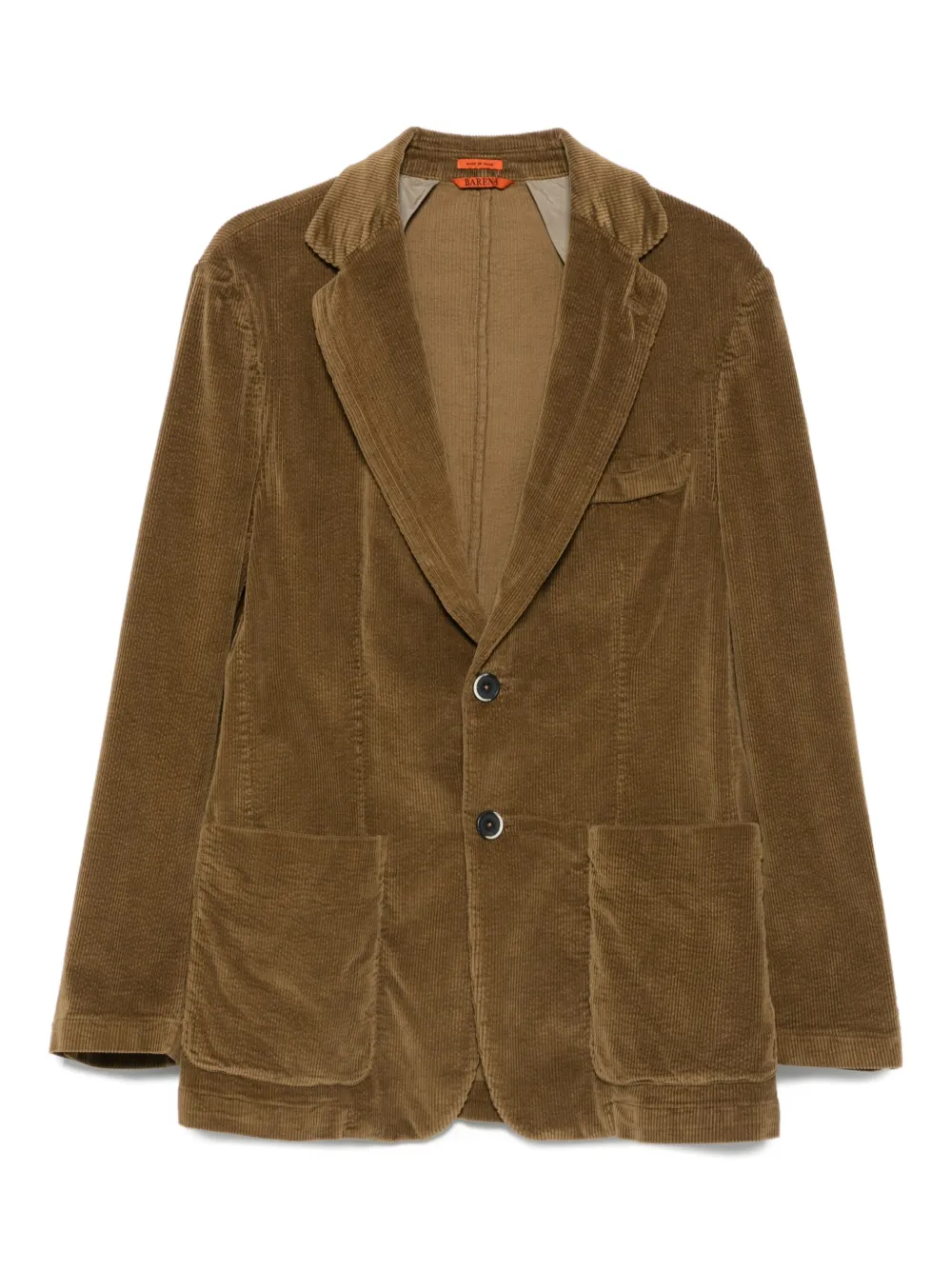 Barena corduroy two-button blazer | Brown | Image 1