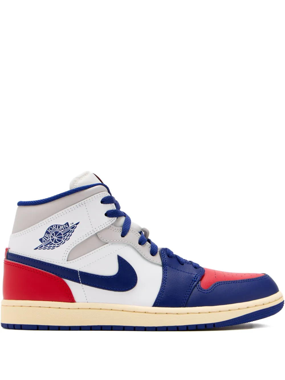Nike mid-top leather sneakers Blue