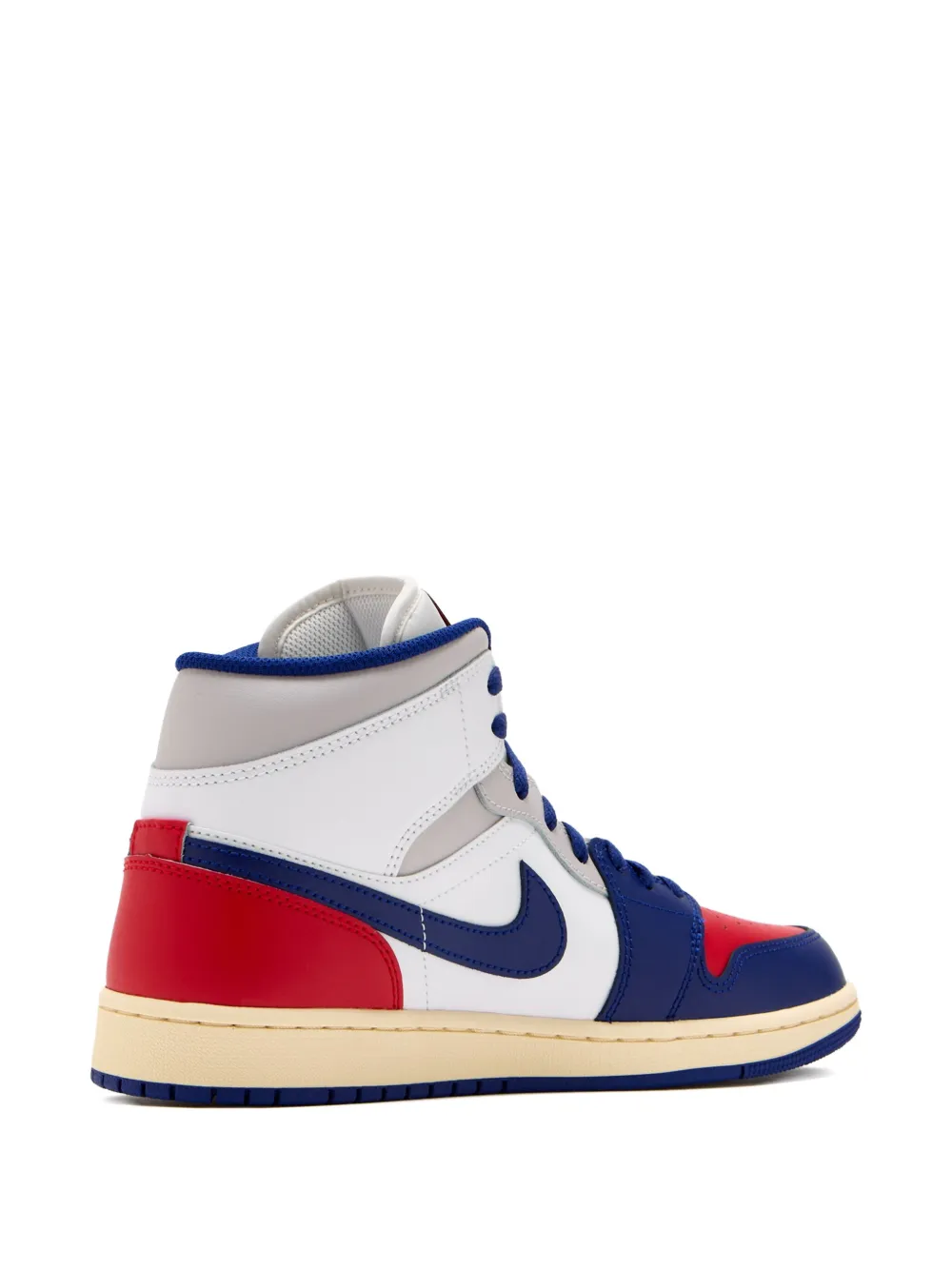 Nike mid-top leather sneakers Blue