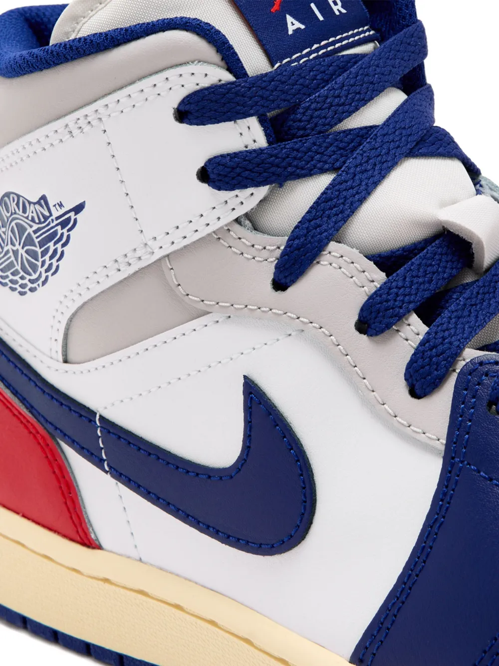 Nike mid-top leather sneakers Blue