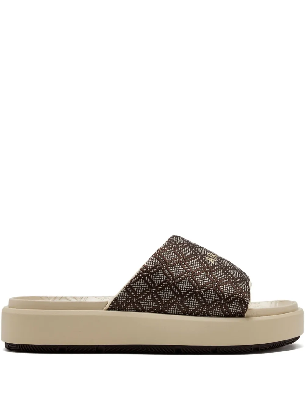 Nike monogram-pattern slides 200 RATTAN RATTAN-BAROQUE BROWN-LEGEND MD BR