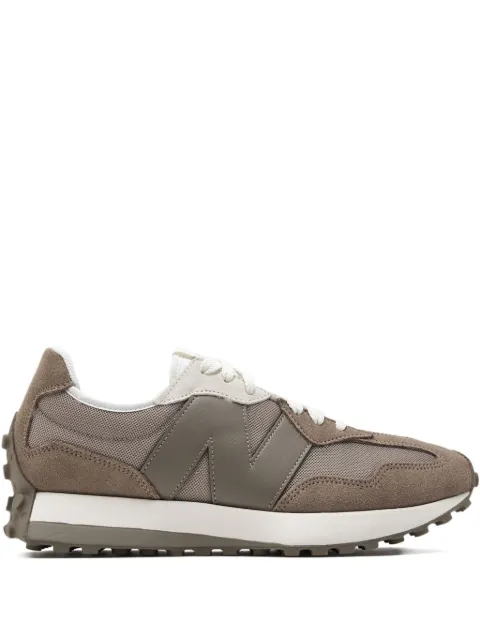 New Balance 327 suede-panelled sneakers