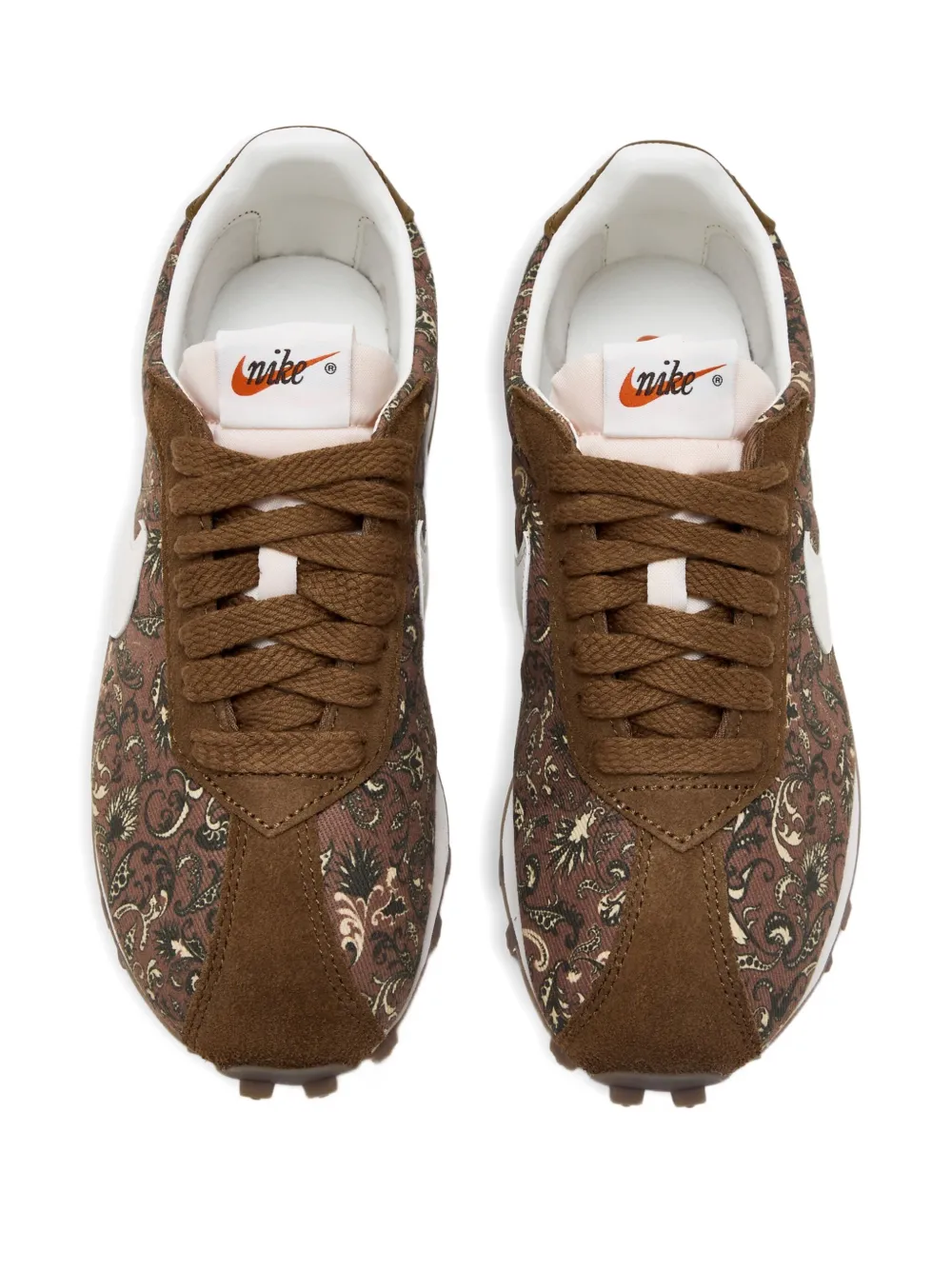 Nike LD-1000 paisley-print sneakers Brown